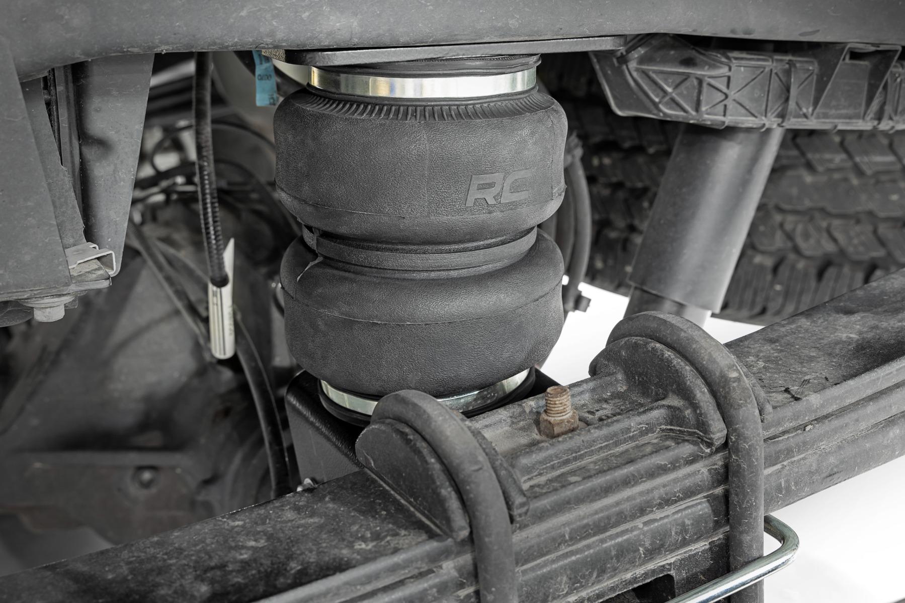 Rough Country Air Spring Kit w/compressor Ford F-250/F-350 Super Duty 4WD (2017-2022) (2017-2022 F-350 Super Duty, F-250 Super Duty) - 10021C