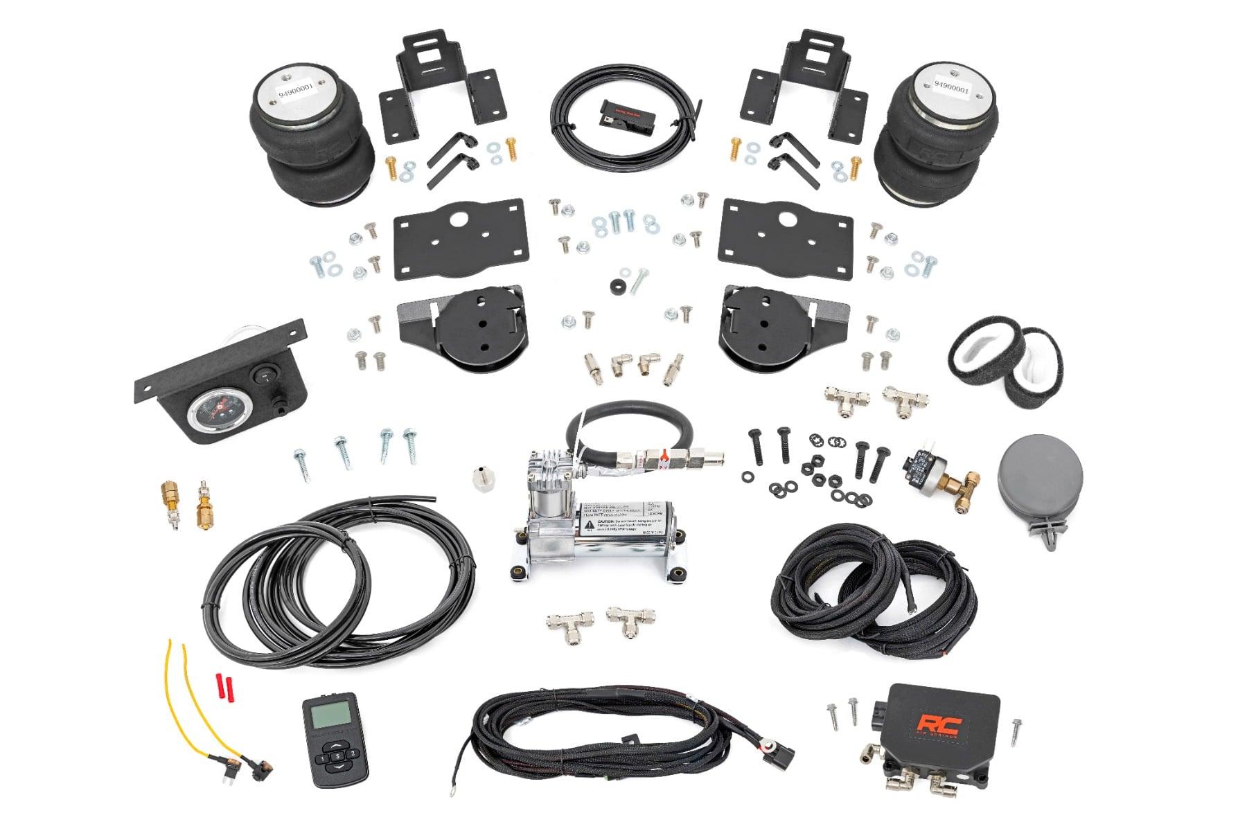 Rough Country Air Spring Kit w/compressor Wireless Controller Ram 1500 4WD (2019-2026) (2019-2026 1500) - 10035WC