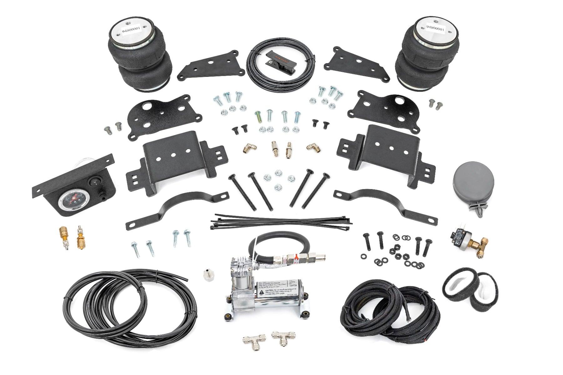 Rough Country Air Spring Kit w/compressor Ram 2500 2WD (2014-2026) (2014-2026 2500) - 10037C