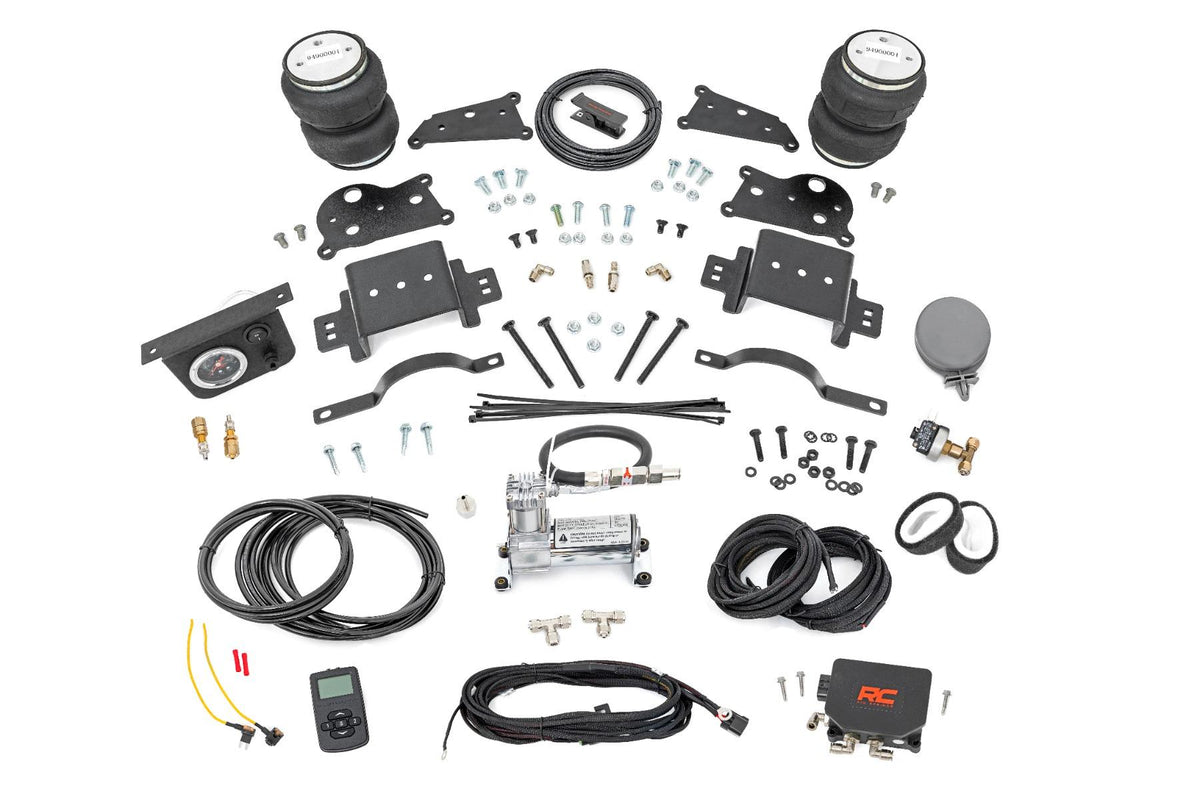 Rough Country Air Spring Kit w/compressor Wireless Controller Ram 2500 2WD (2014-2026) (2014-2026 2500) - 10037WC