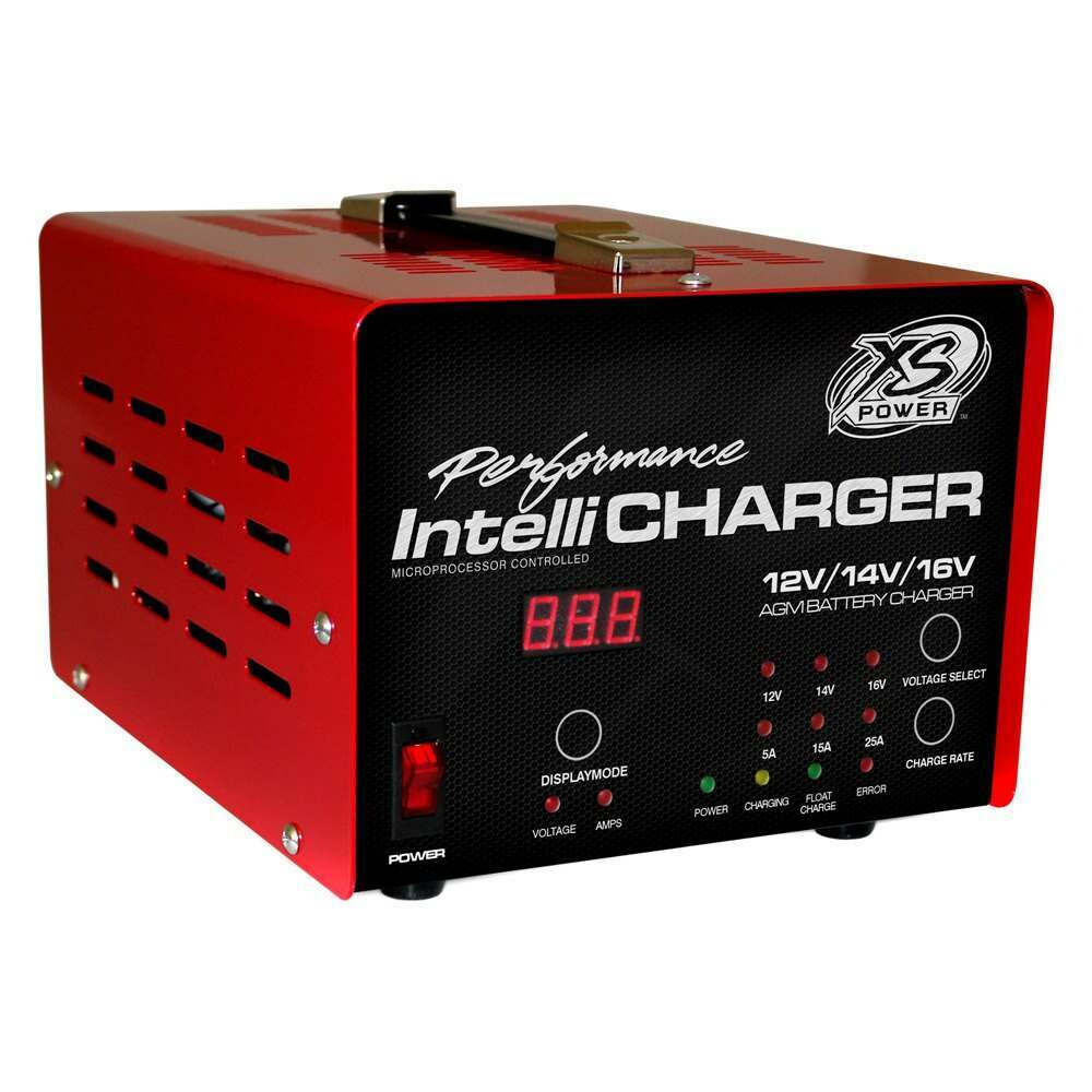 XS Power 12/16V Battery IntelliCharger, 5A, 15A, 25A - 1005