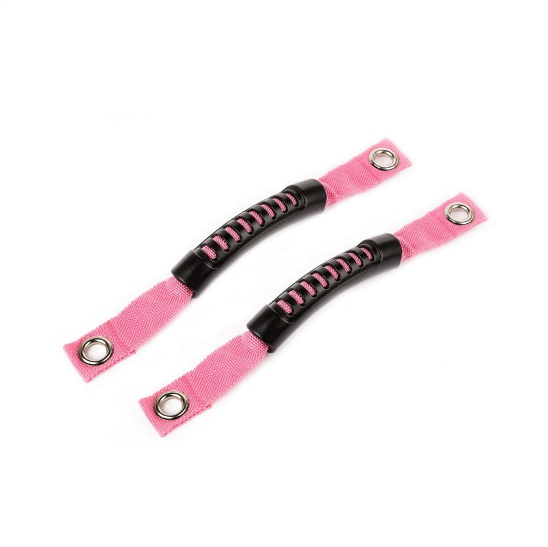 Rugged Ridge Grab Handle A-Pillar Mounted Pink; 07-18 Jeep Wrangler Jk - 13305.16