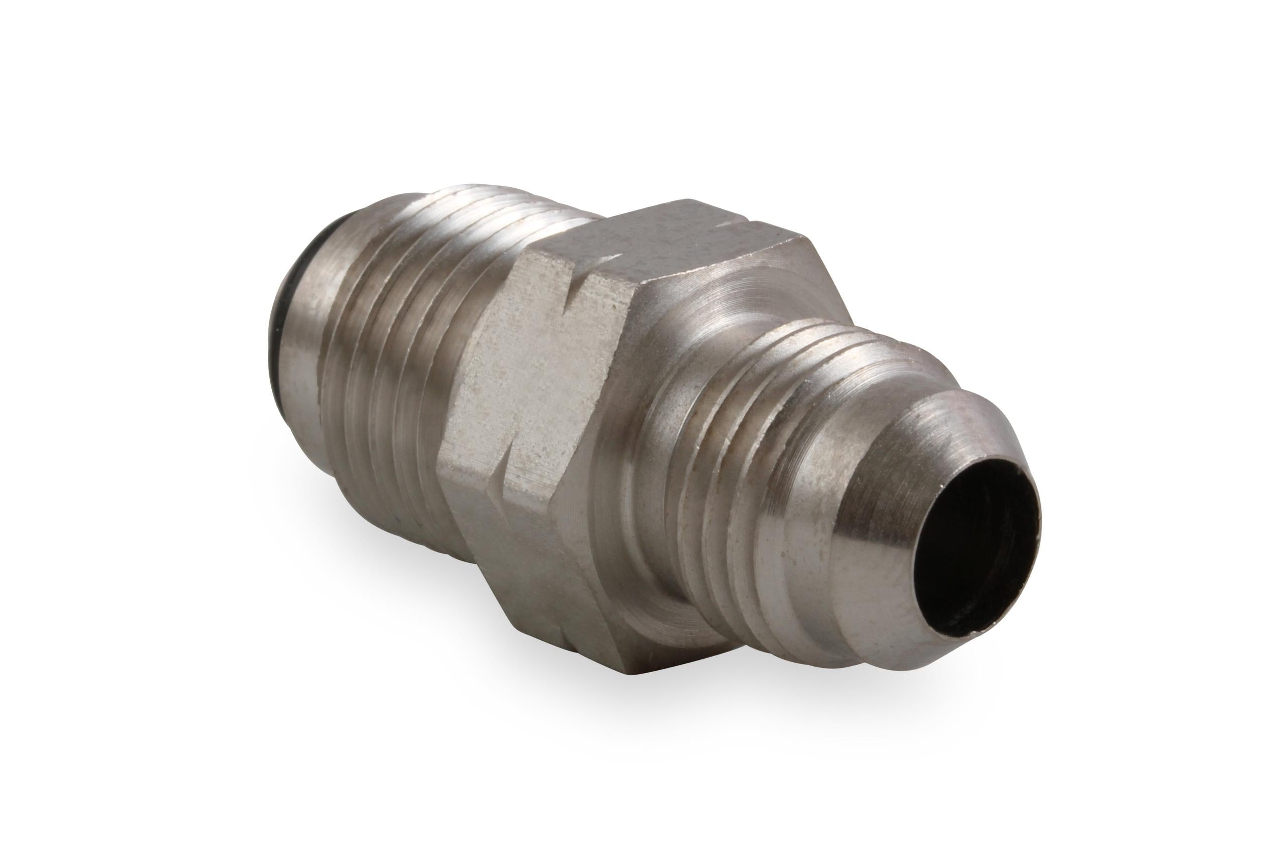 Earls Steel An To Metric Bump O-Ring Adapter - Size: -6An Male To 16mm X 1.50 Bump O-Ring Male - Nickel Plated - Bagged Packaging - Typical Application Power Steering/Fuel Injection O-Ring - - 961955ERL