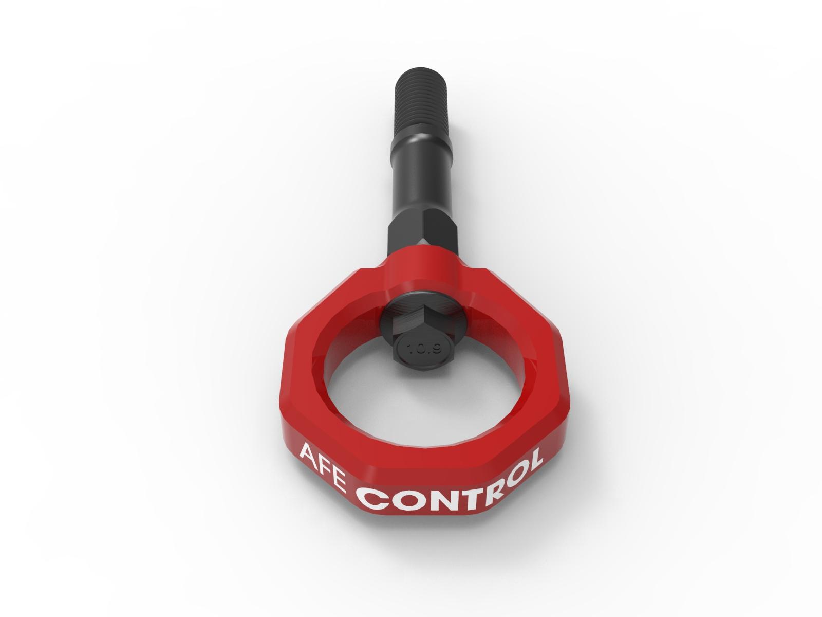 AFE Rear Tow Hook Red (2020-2023 Corvette 6.2) - 450-401015-R