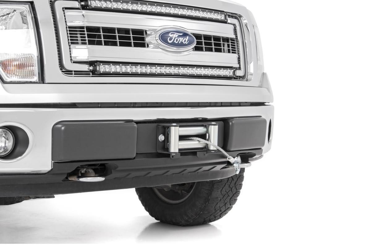 Rough Country Hidden Winch Mounting Plate (2009-2014 F-150) - 1010
