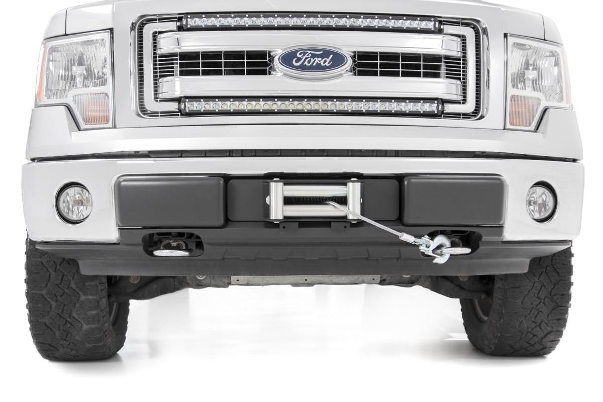 Rough Country Hidden Winch Mounting Plate (2009-2014 F-150) - 1010