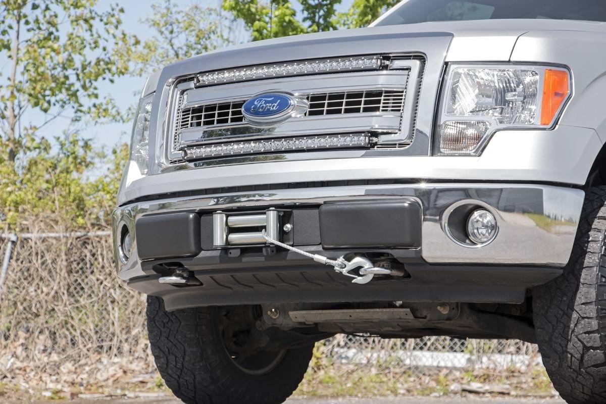 Rough Country Hidden Winch Mounting Plate (2009-2014 F-150) - 1010