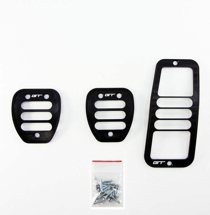 UPR 05-2014 Mustang Black Billet Pedal Kit (Manual)