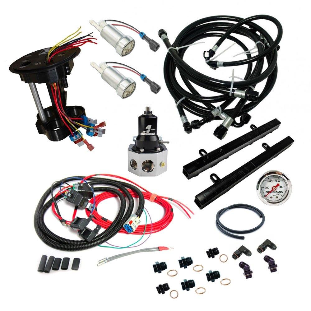 2010-2012 Shelby GT500 V2 Return Style Fuel System (Traditional Style - Regulator After the Fuel Rails)
