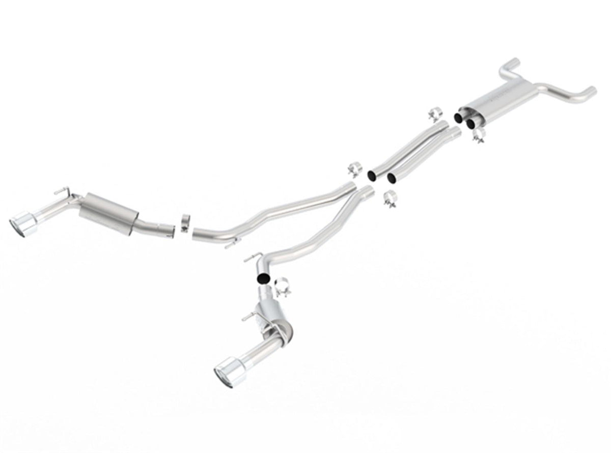 Borla Cat-Back(Tm) Exhaust System - Ec-Type - Touring - Stainless Steel Tips (2014-2015 Camaro) - 1014036