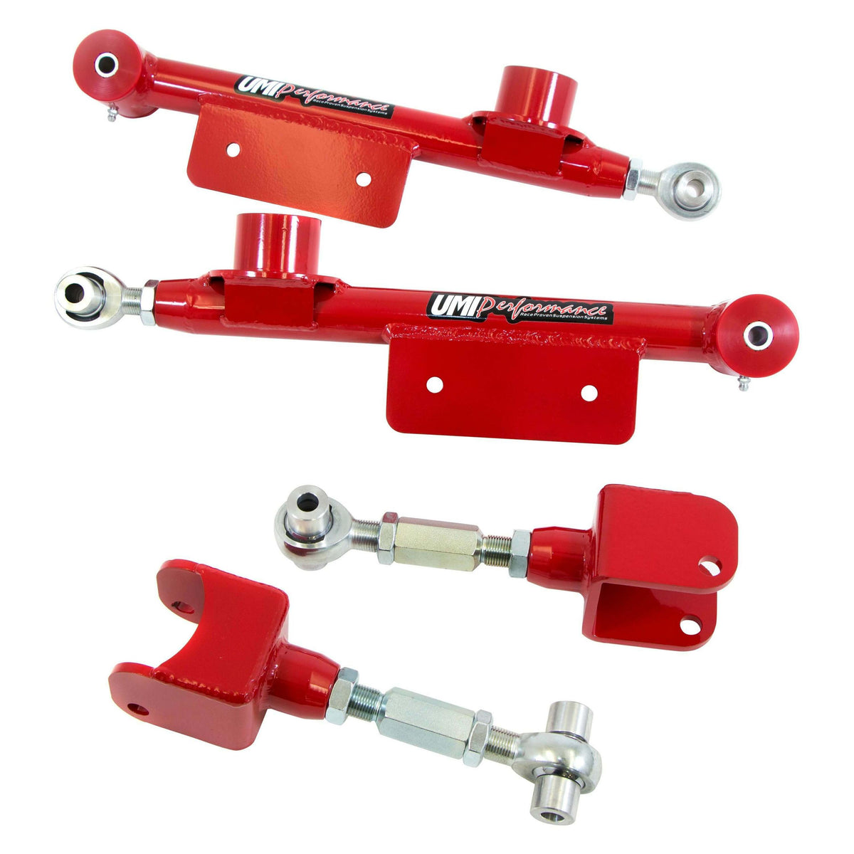 UMI Performance 1999-2004 Ford Mustang Upper & Lower Adjustable Control Arms - 101417-R