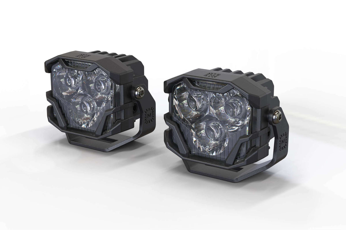 Morimoto 4Banger 2.0 HXB LED Pods (Spot / White)(Set) - BAF007.2