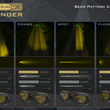 Morimoto 4Banger 2.0 HXB LED Pods (Combo / Yellow / Set) - BAF010.2