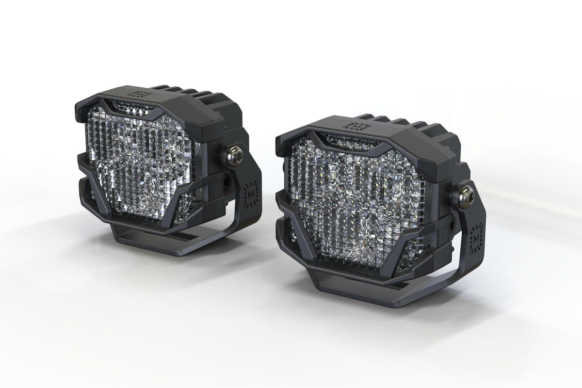 Morimoto 4Banger 2.0 HXB LED Pods (Flood / White / Set) - BAF126.2