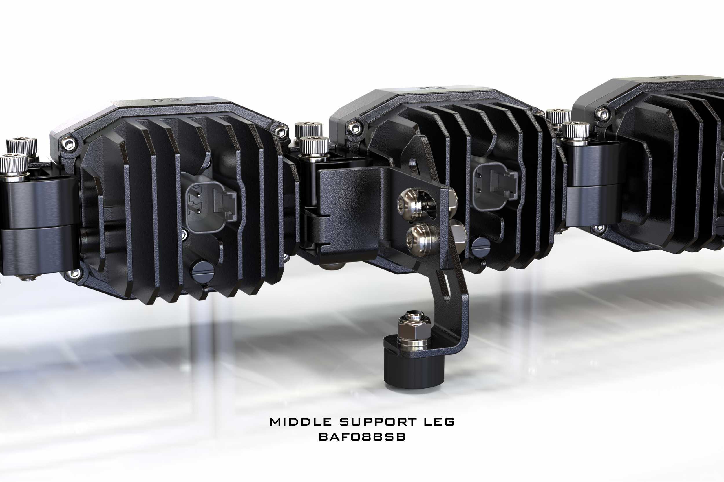 Morimoto 4Banger: Banger Bar Middle Support Leg (Each) - BAF088SB