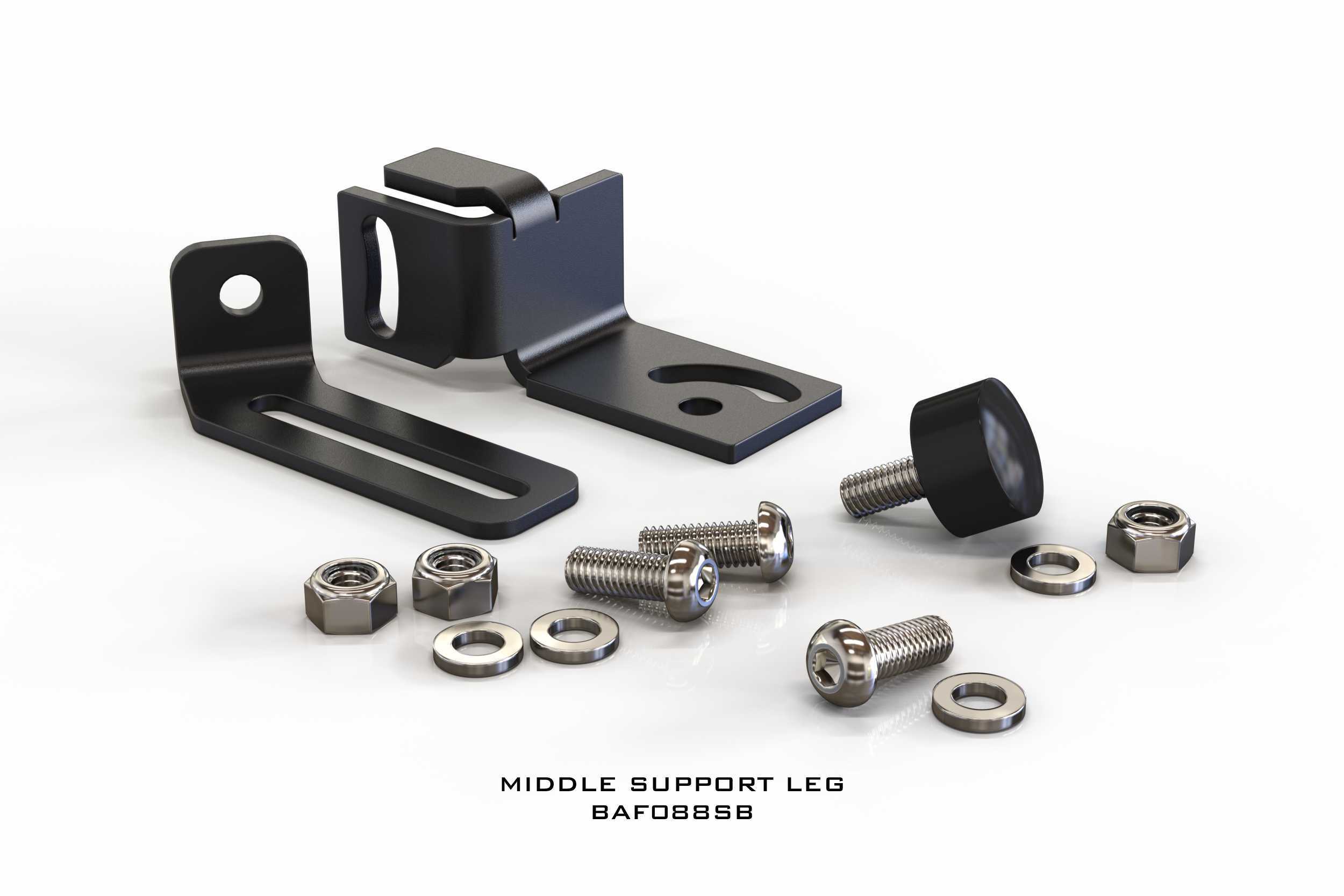 Morimoto 4Banger: Banger Bar Middle Support Leg (Each) - BAF088SB