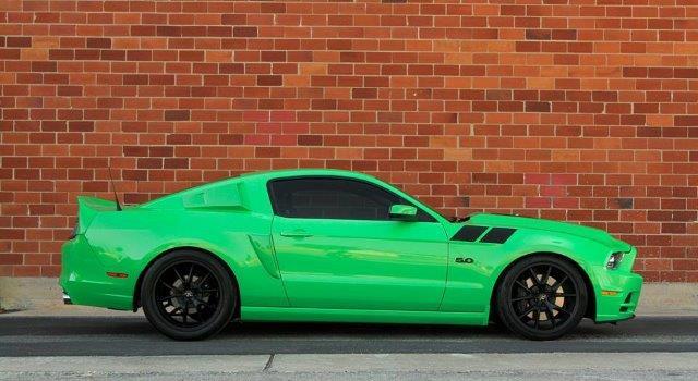 Anchor Room Upper Fender Stripes - Solid - Silver (2010-2014 Mustang) - 10FM_UFS_S