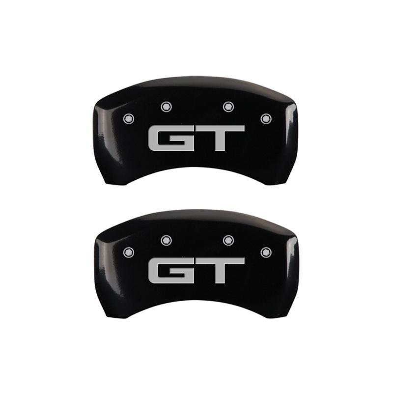MGP Rear Set Of 2: Black Finish, Silver Mustang / GT (2015) (2015 Mustang GT 50 Years Limited Edition, Mustang GT, Mustang GT Premium) - 10203R2MGBK