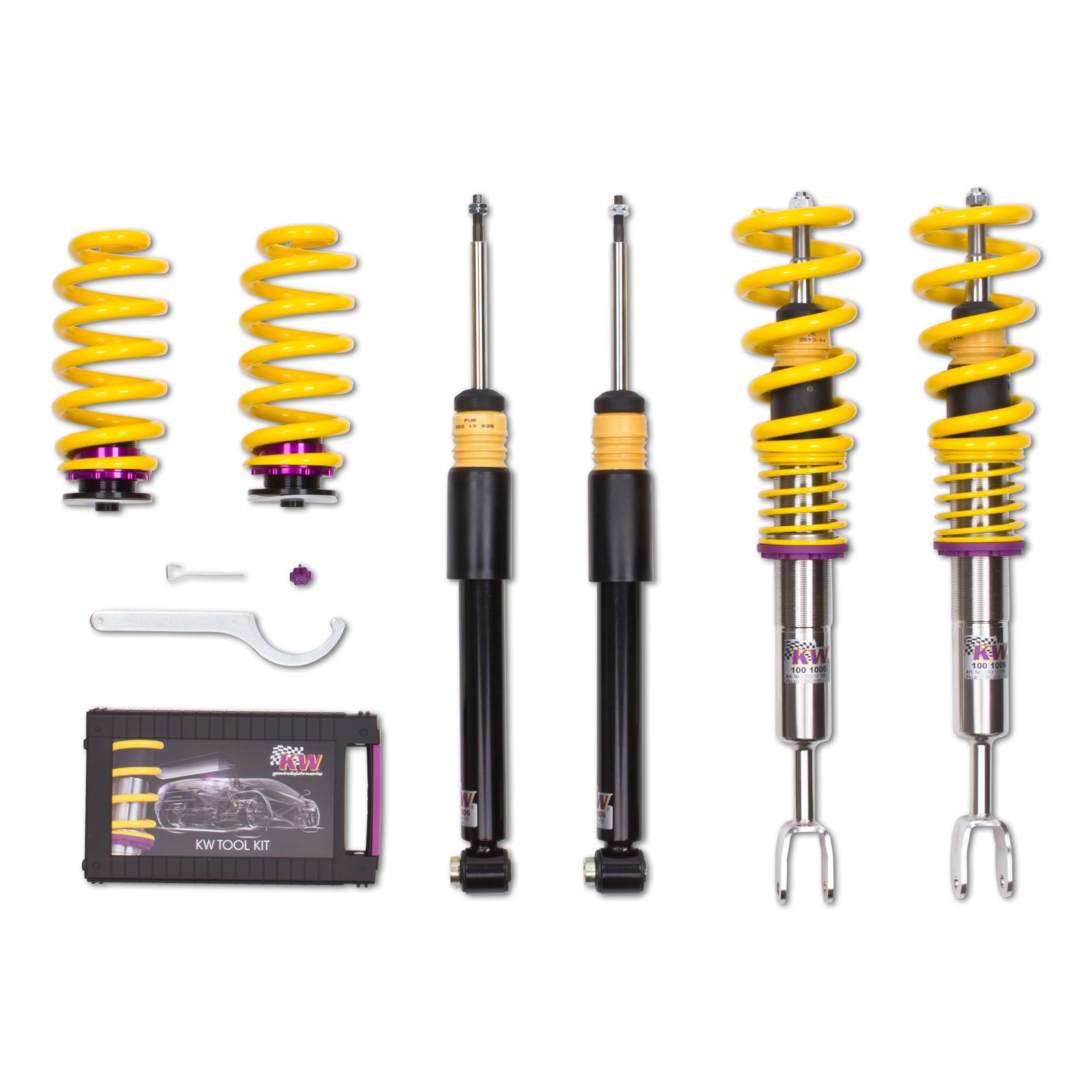 KW V1 Coilover Kit (3/03-07 S4 (8E/B6, QB6) Convertible + Avant; Quattro) - 10210065