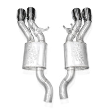 Stainless Works 3" High-Flow Axleback System - Black Chrome 4.5" Slash-Cut Exhaust Tips (2022-2025 Cadillac CT5-V Blackwing) - CT5V22AB-BC