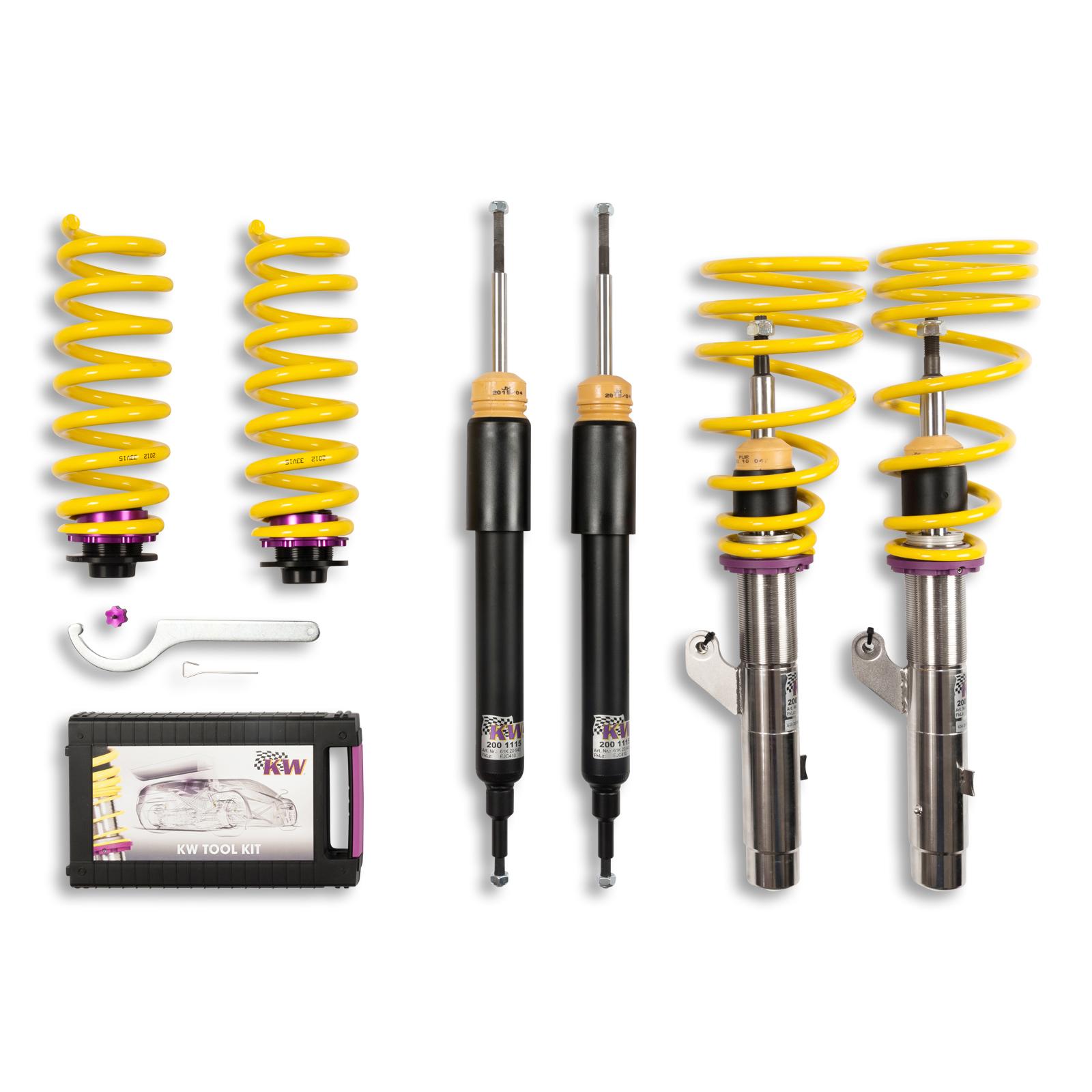 KW V1 Coilover Kit (06-13 3 series E90/E92 RWD Sedan + Coupe) - 10220032