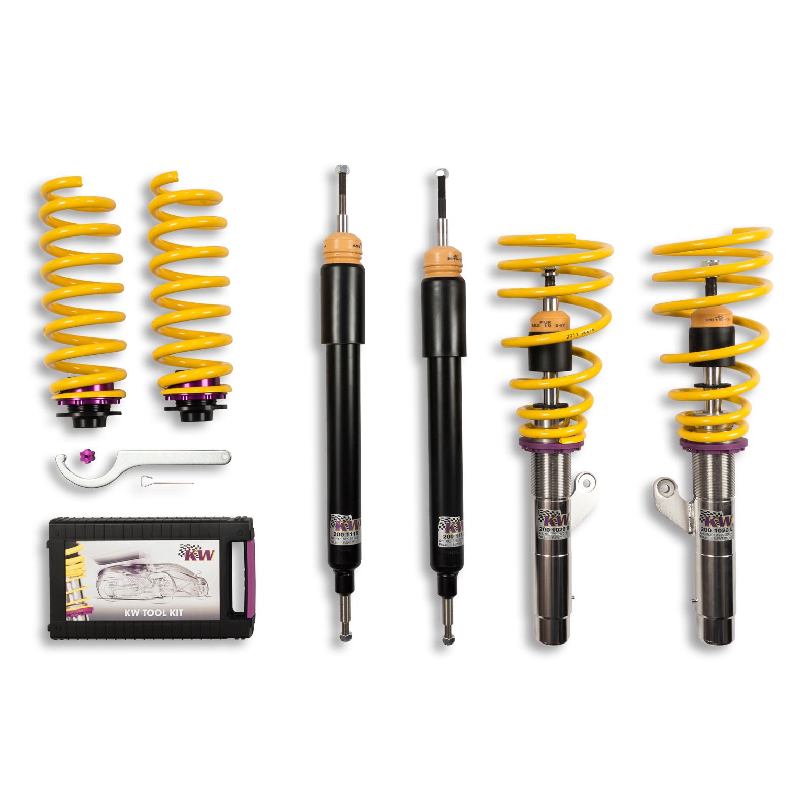 KW V1 Coilover Kit (06-13 3-series E90, E92 (390X) AWD Sedan, Coupe) - 10220048