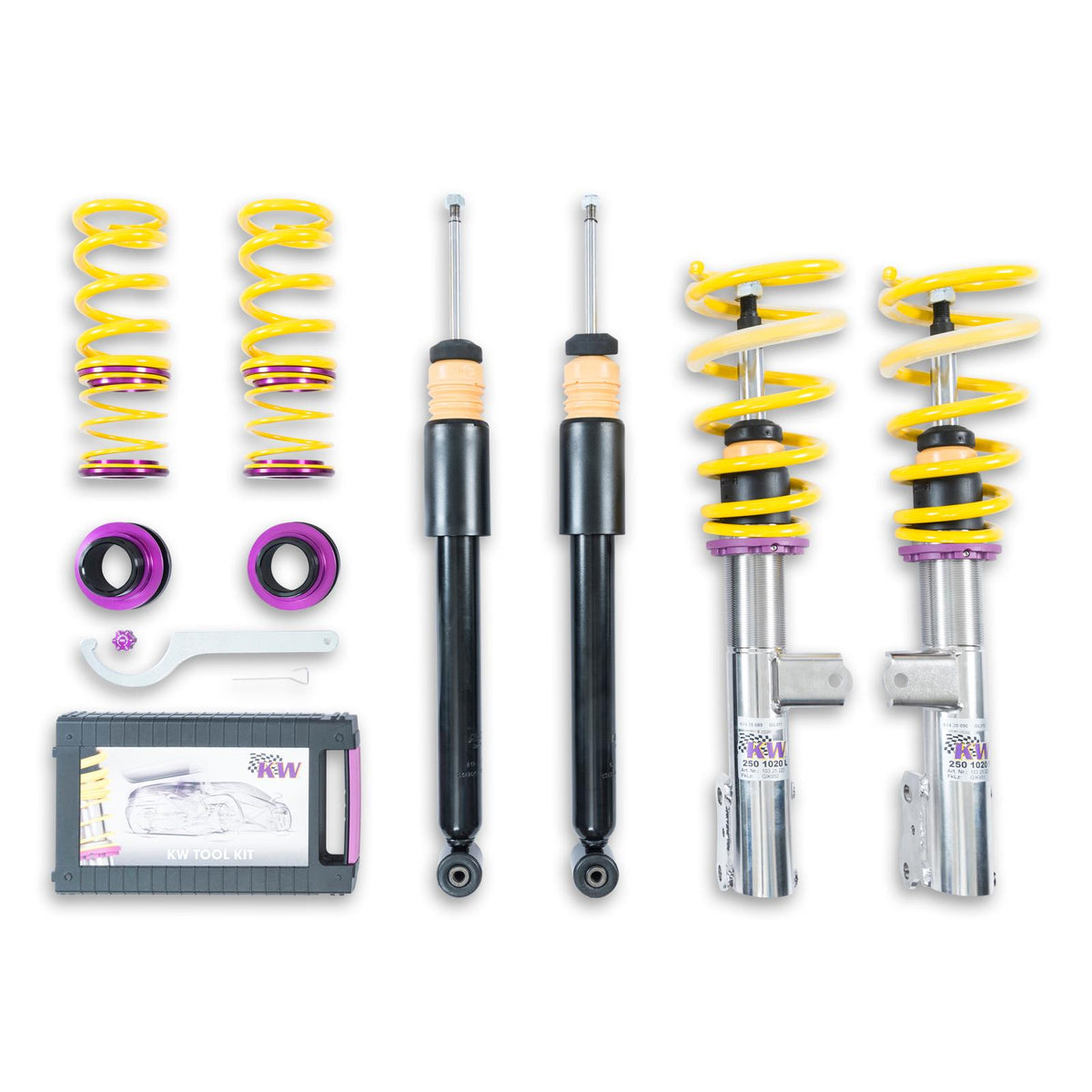 KW V1 Coilover Kit (2014+ CLA 250; 4Matic (AWD)) - 10225092