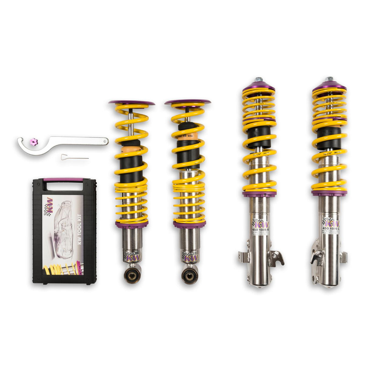 KW V1 Coilover Kit (08-14 Impreza WRX (GR, GV)) - 10245015