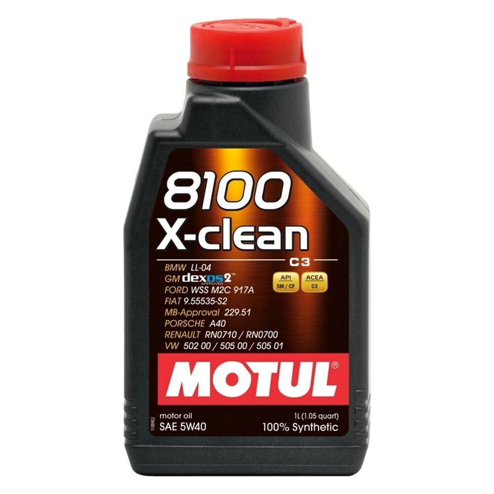 Motul 8100 X-CLEAN 5W40 12X1L - 102786