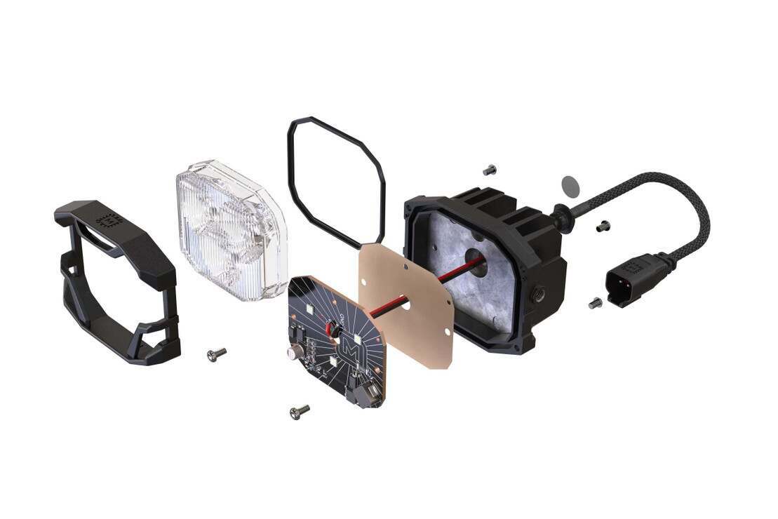 Morimoto 4Banger LED A-Pillar System (2021+ Ford F-150)