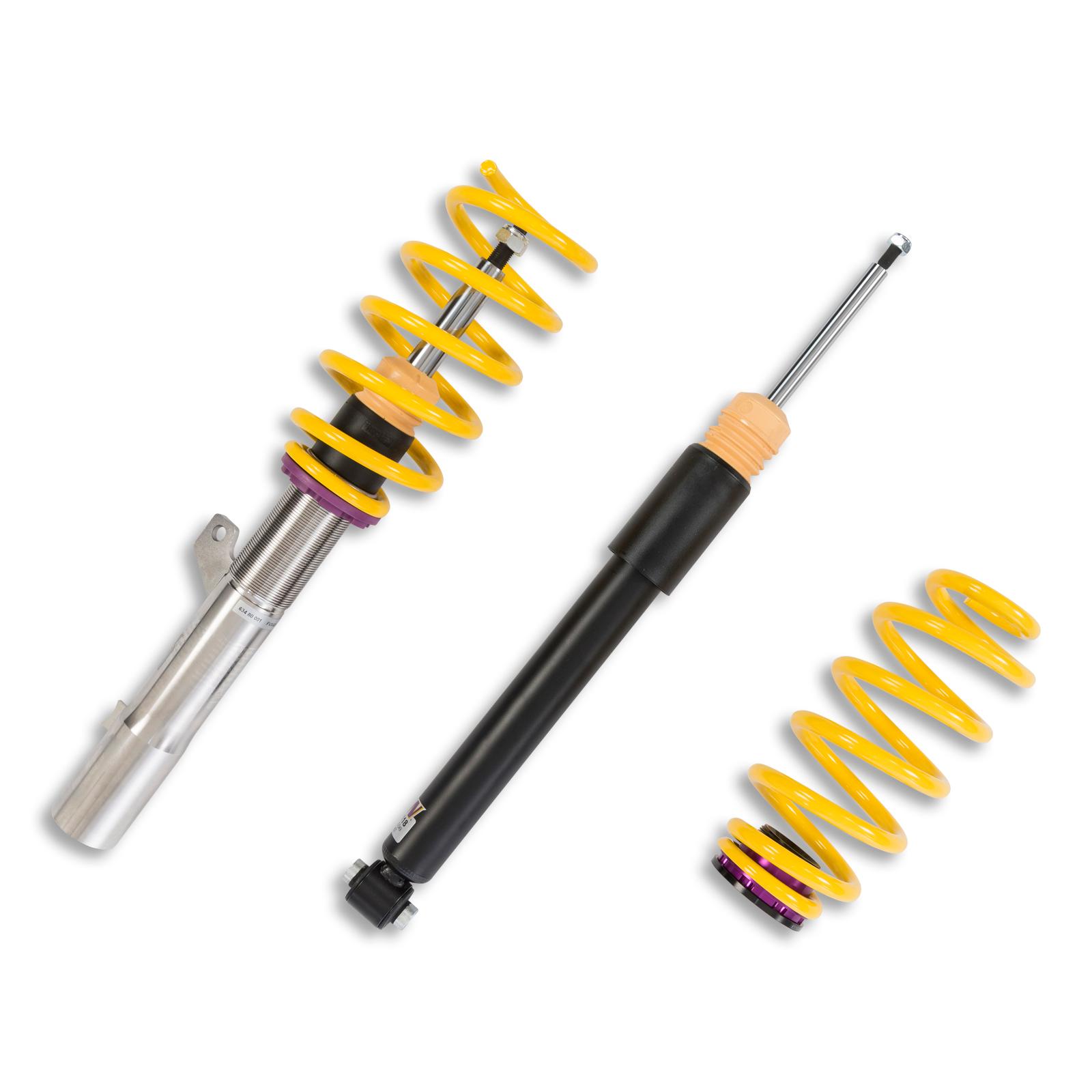 KW Height adjustable stainless steel coilover system with pre-configured damping (2019-2021 Arteon) - 102800AX