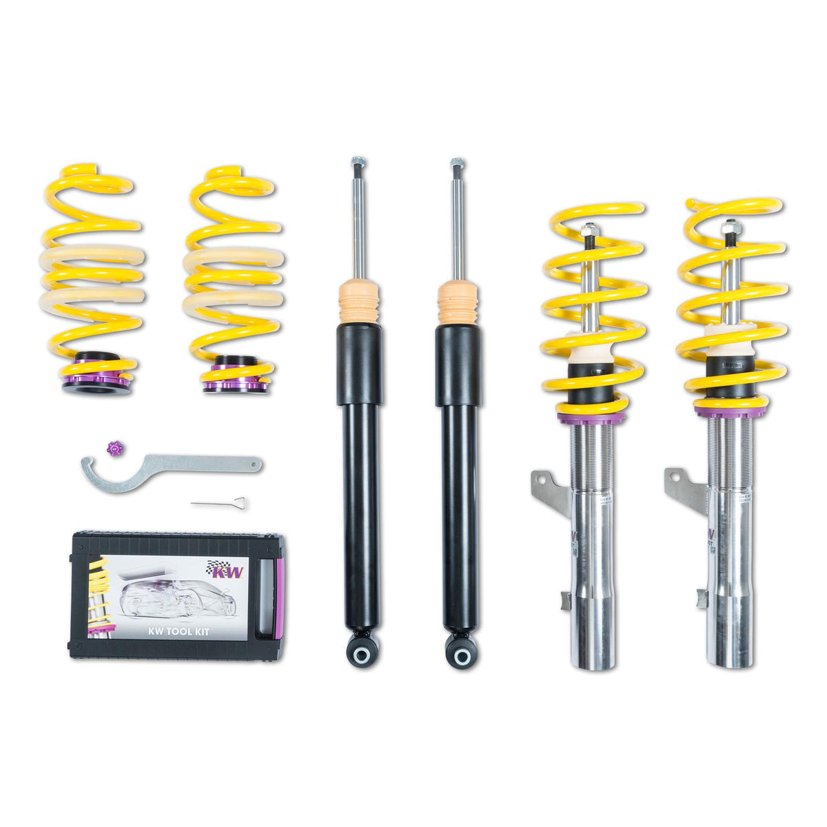 KW V1 Coilover Kit (15+ Golf VII R, without DCC) - 102800CB