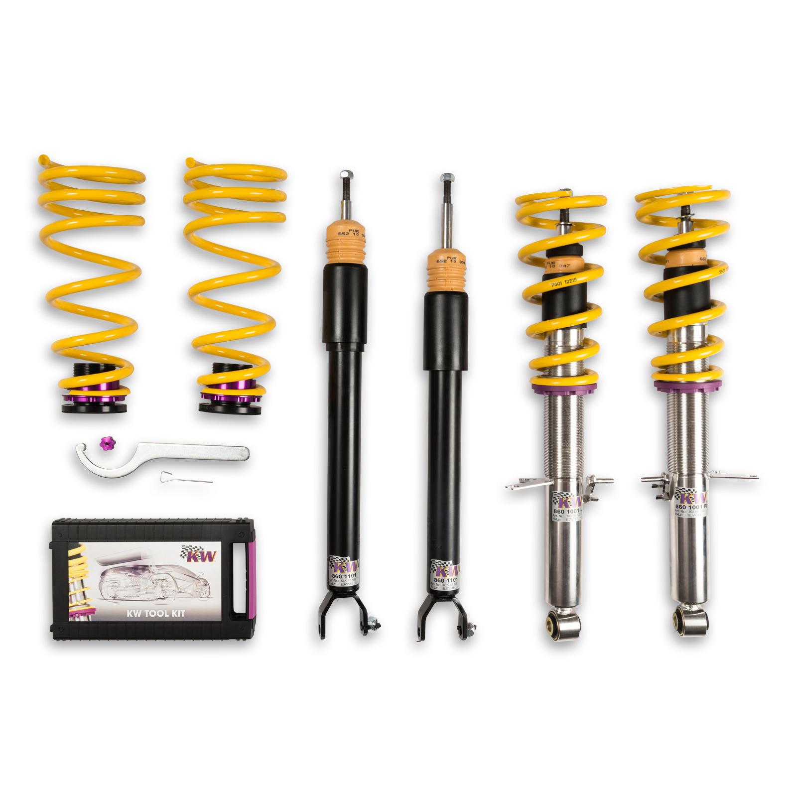 KW V1 Coilover Kit (08-15 G37 & Q60, 2WD Coupe, 09+ 370Z (Z34) Coupe) - 10285007