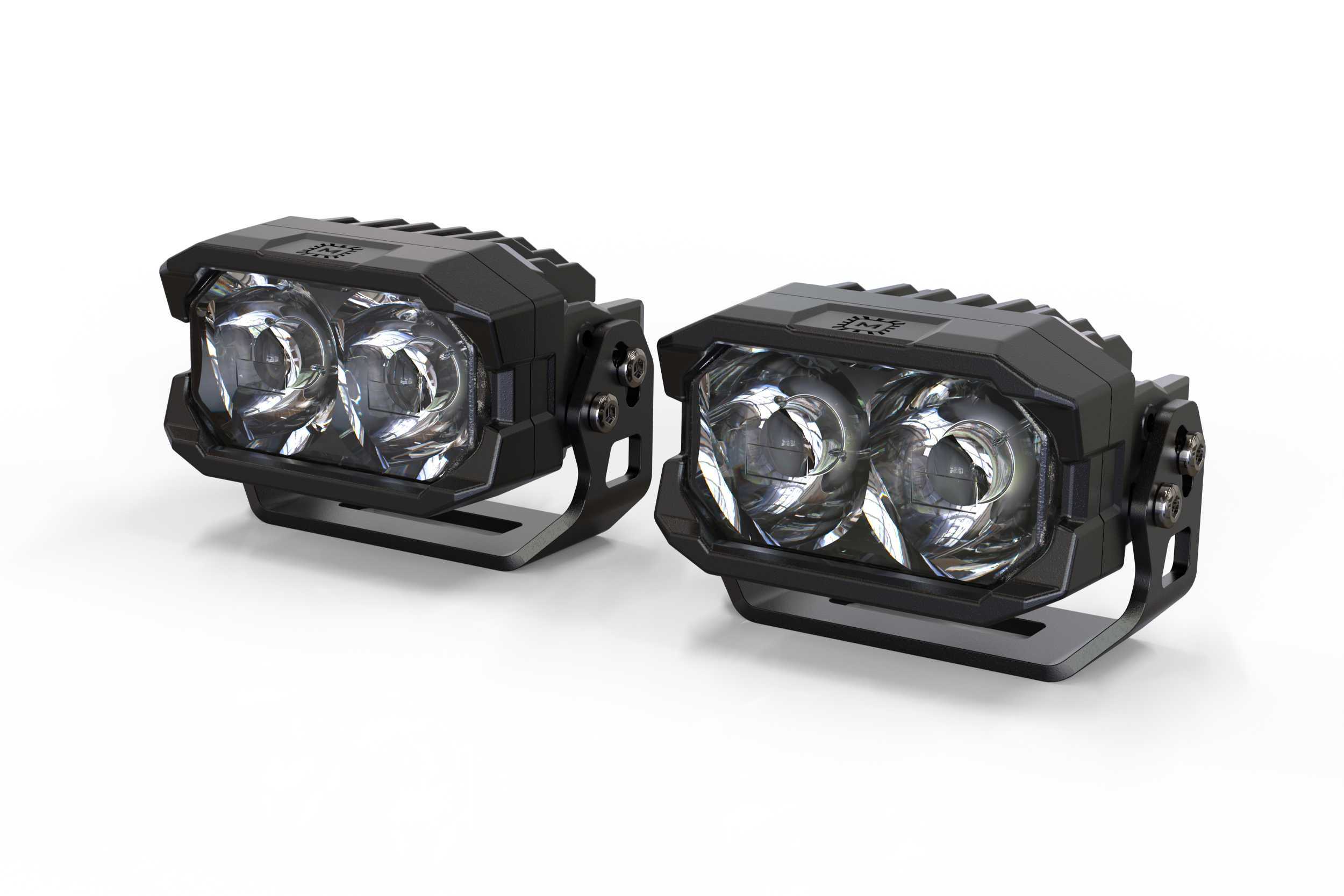 Morimoto 2Banger HXB LED Pod (Spot / Yellow)(Pair) - BAF113