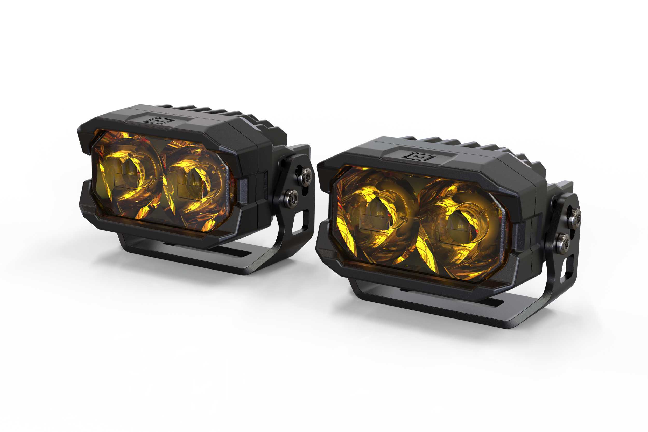 Morimoto 2Banger NCS LED Pod (Spot / Yellow)(Pair) - BAF105