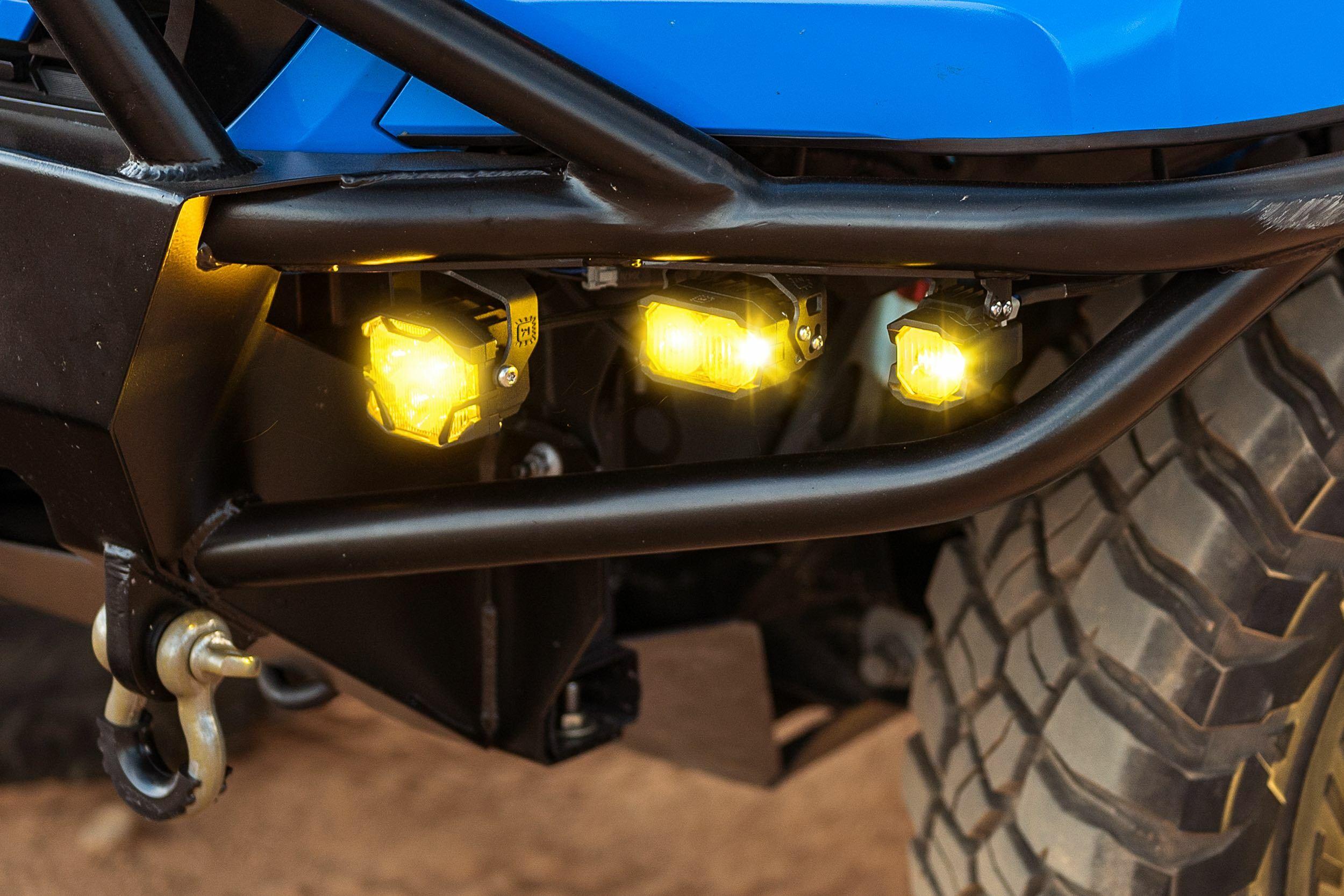 Morimoto 2Banger NCS LED Pod (Spot / Yellow)(Pair) - BAF105