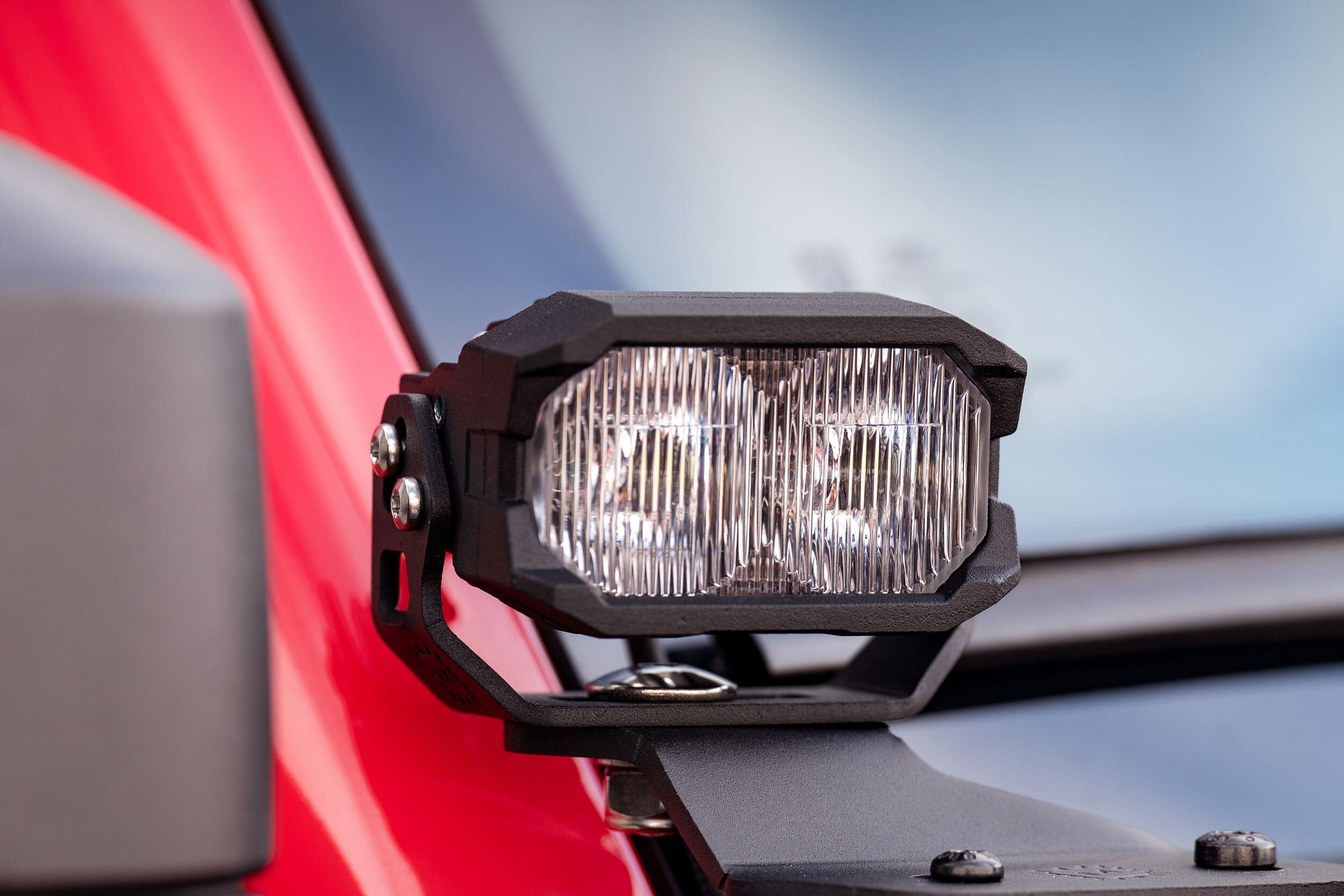 Morimoto 2Banger NCS LED Pod (Spot / Yellow)(Pair) - BAF105
