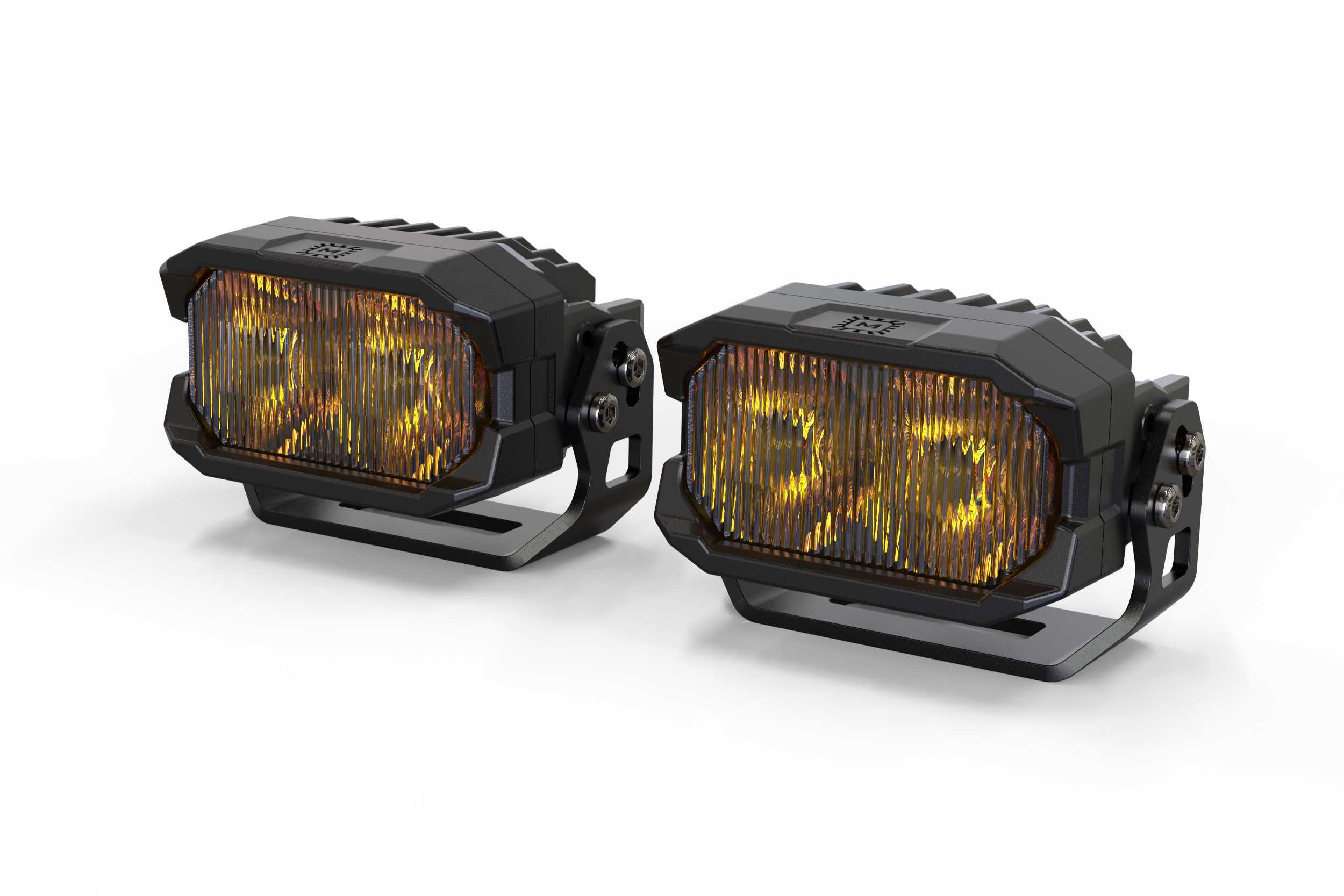 Morimoto 2Banger NCS LED Pod (SAE Wide / Yellow)(Pair) - BAF109