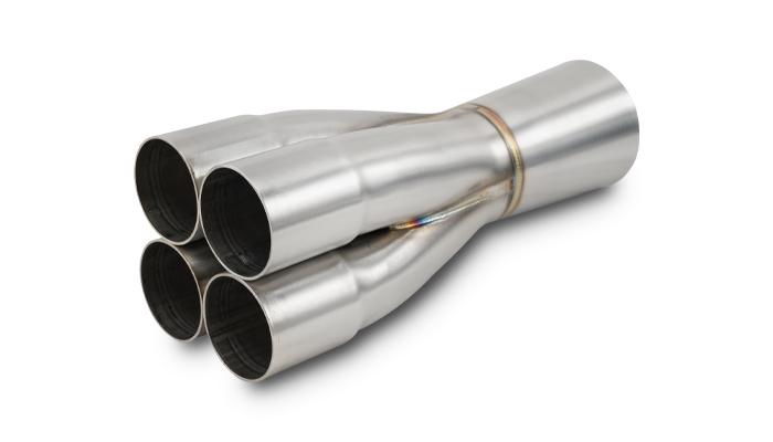 Vibrant Performance 4-1 S.S Merge Collectors (1.75" Inlet Id, 2.5" Merge, Outlet Od 3") - 10302