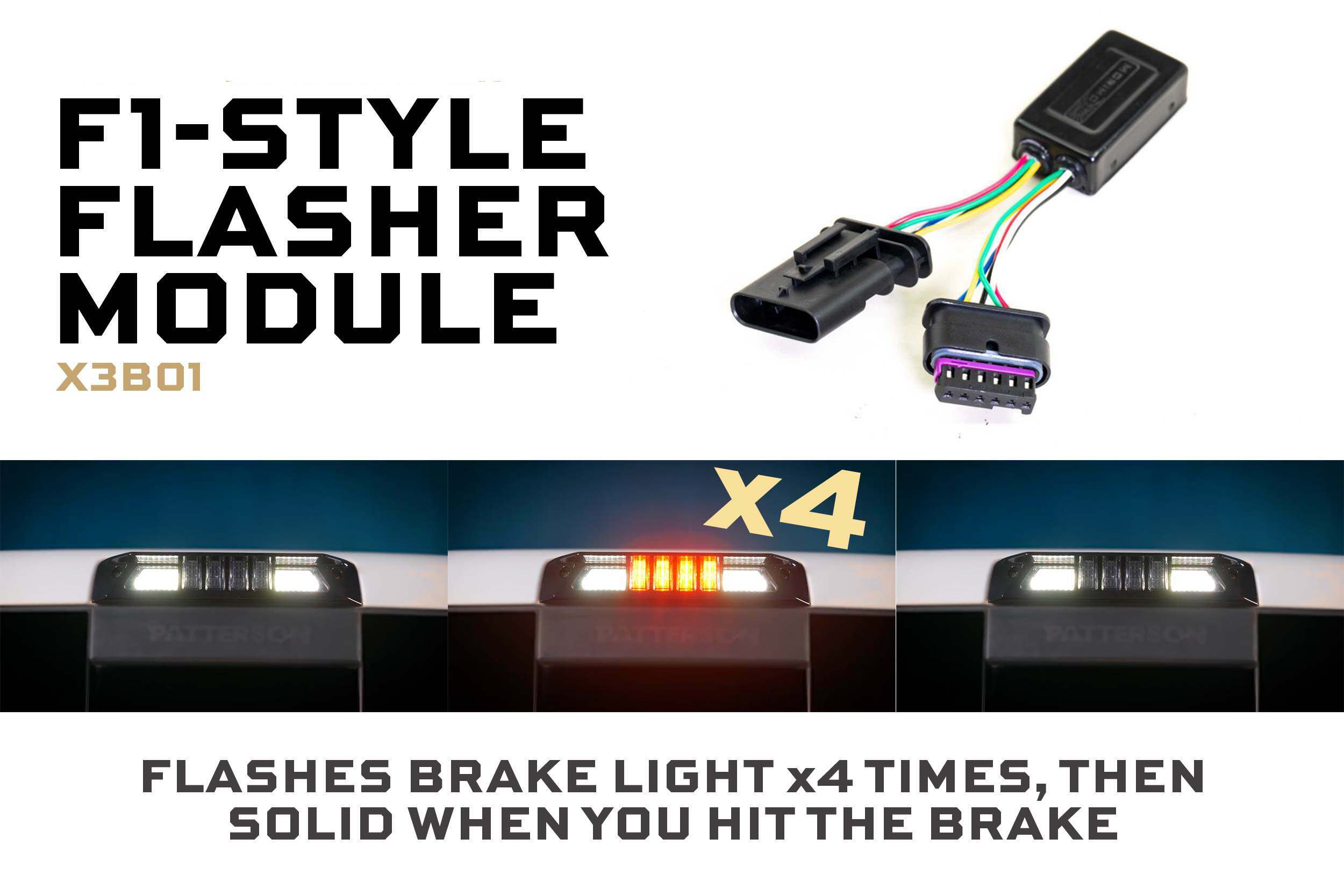 Morimoto X3B LED Brake Light: Rapid-Flash Module - X3B01