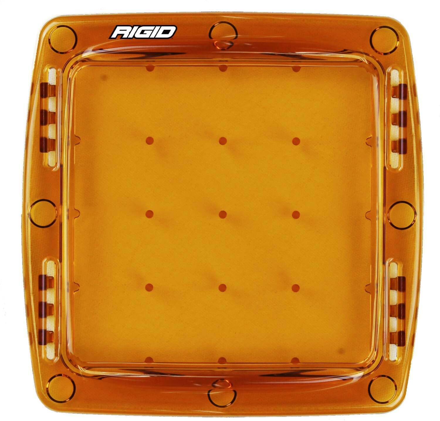 RIGID Industries Rigid Light Cover For Q-Series Led Lights, Amber, Single - 103933