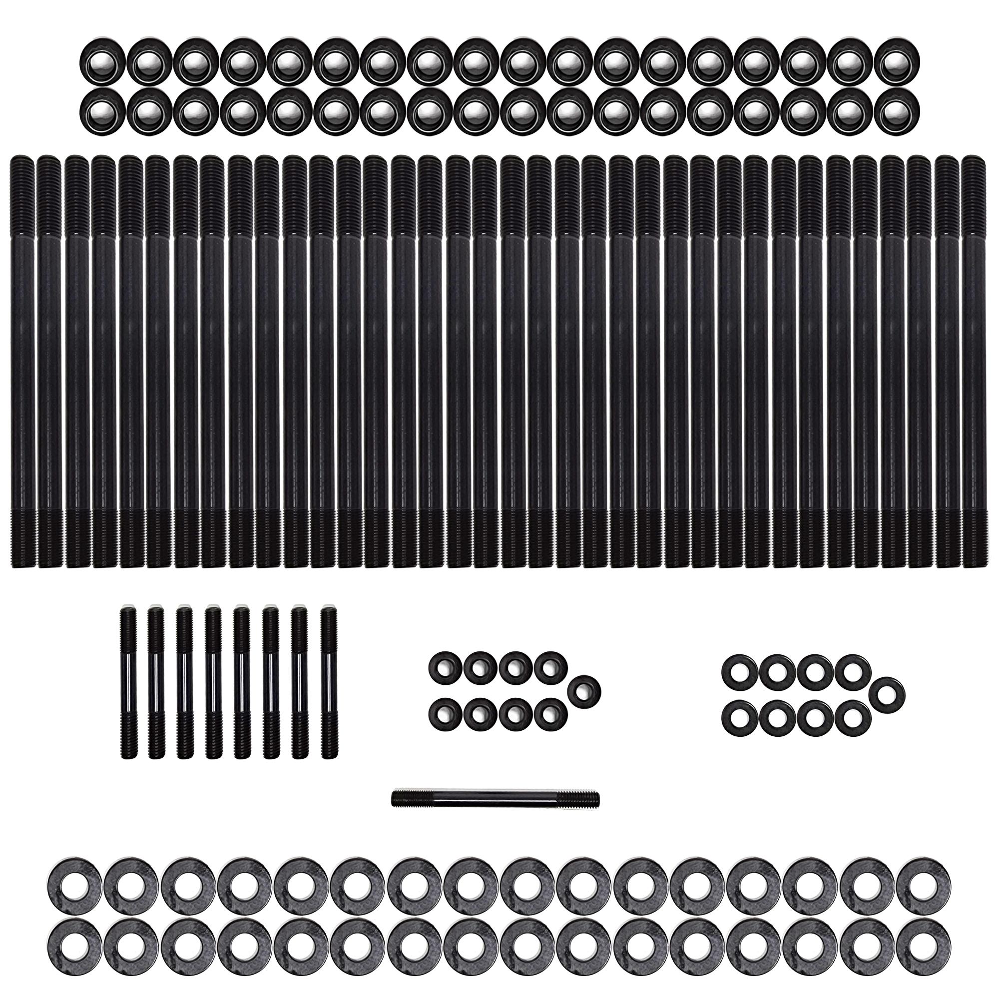PRW Cylinder Head Stud Kit, Ford Powerstroke, 6.7L, 2011-2015, Custom-4140 Alloy Steel, 200,000 Psi - 1040621