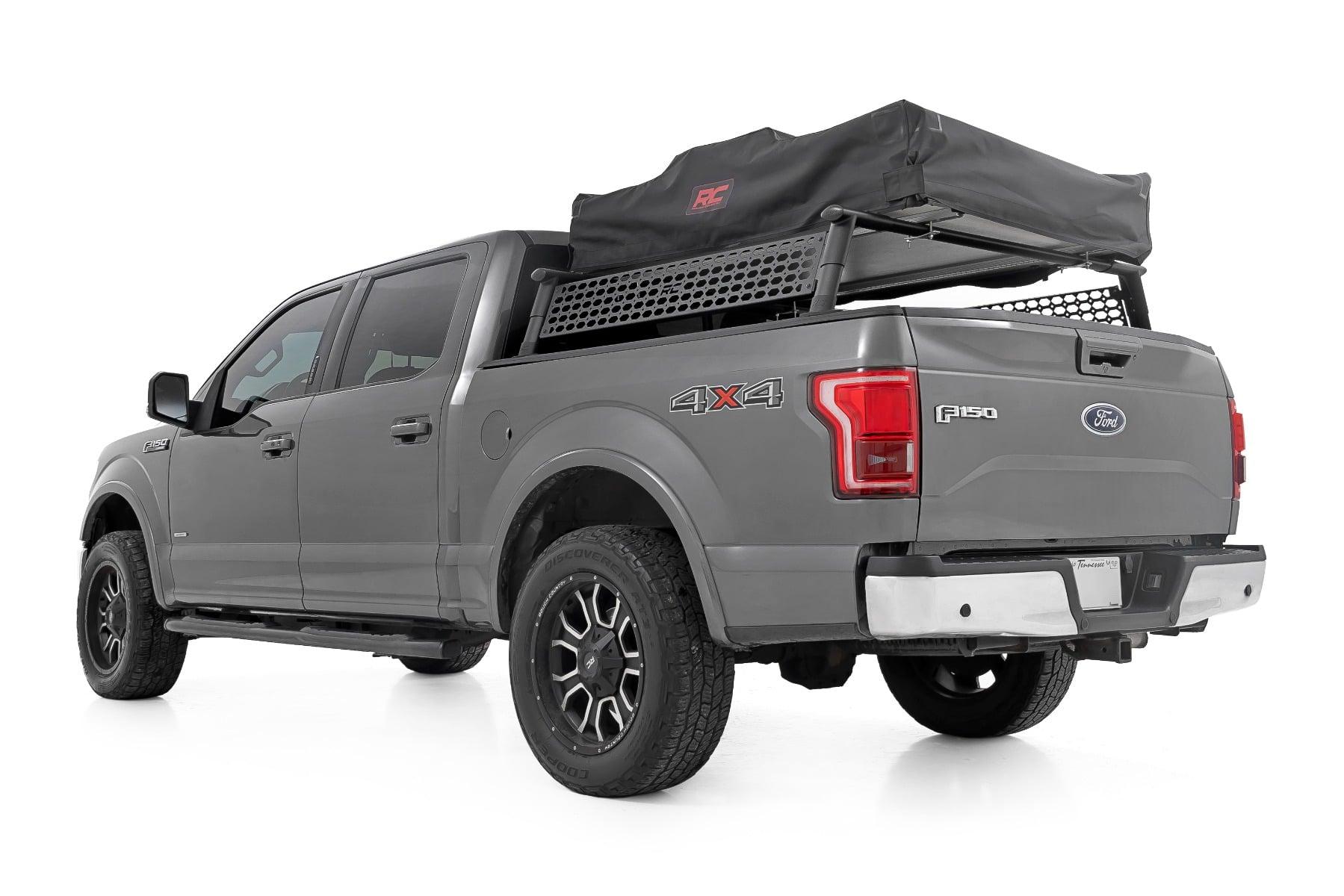 Rough Country Bed Rack Half Rack Aluminum Ford F-150 2WD/4WD (2015-2026) (2015-2026 F-150) - 10407