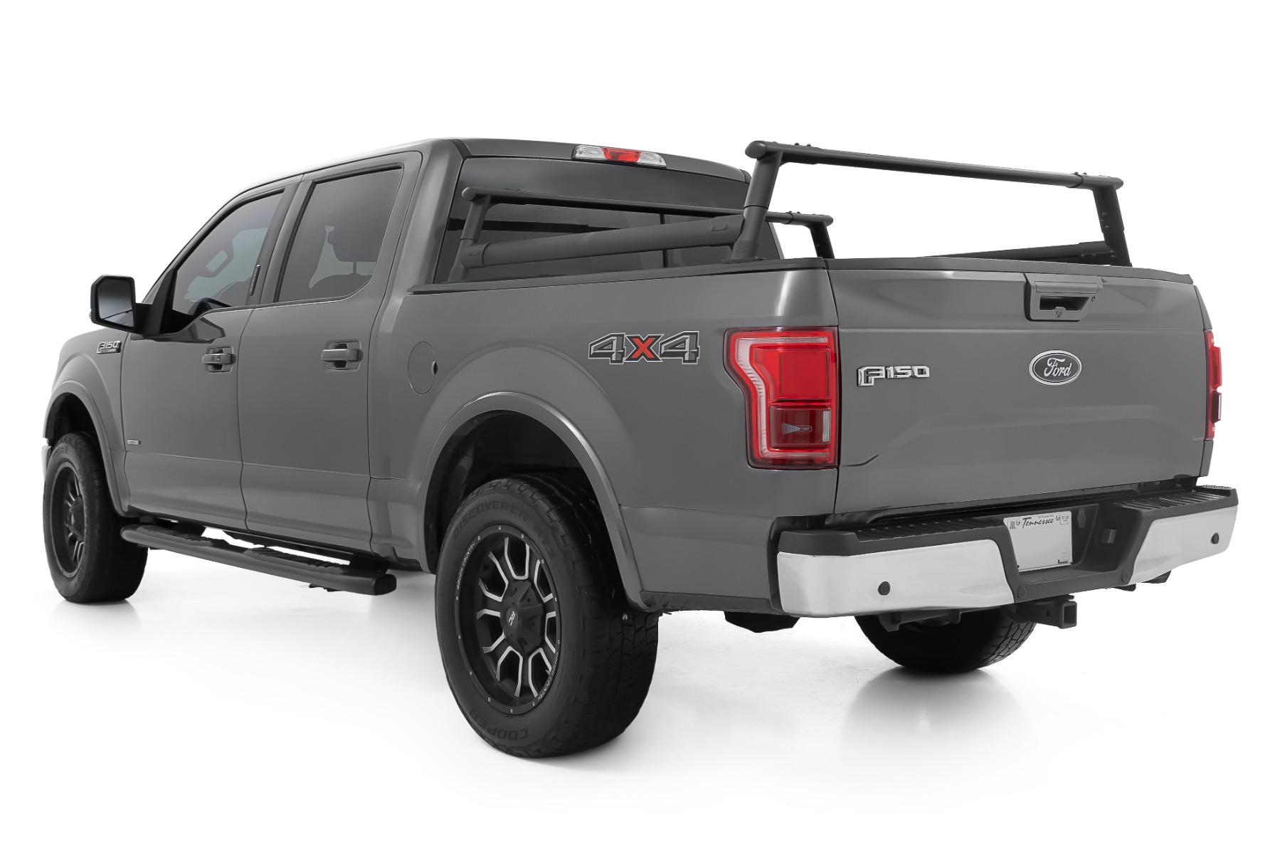 Rough Country Bed Rack Half Rack Aluminum Ford F-150 2WD/4WD (2015-2026) (2015-2026 F-150) - 10407