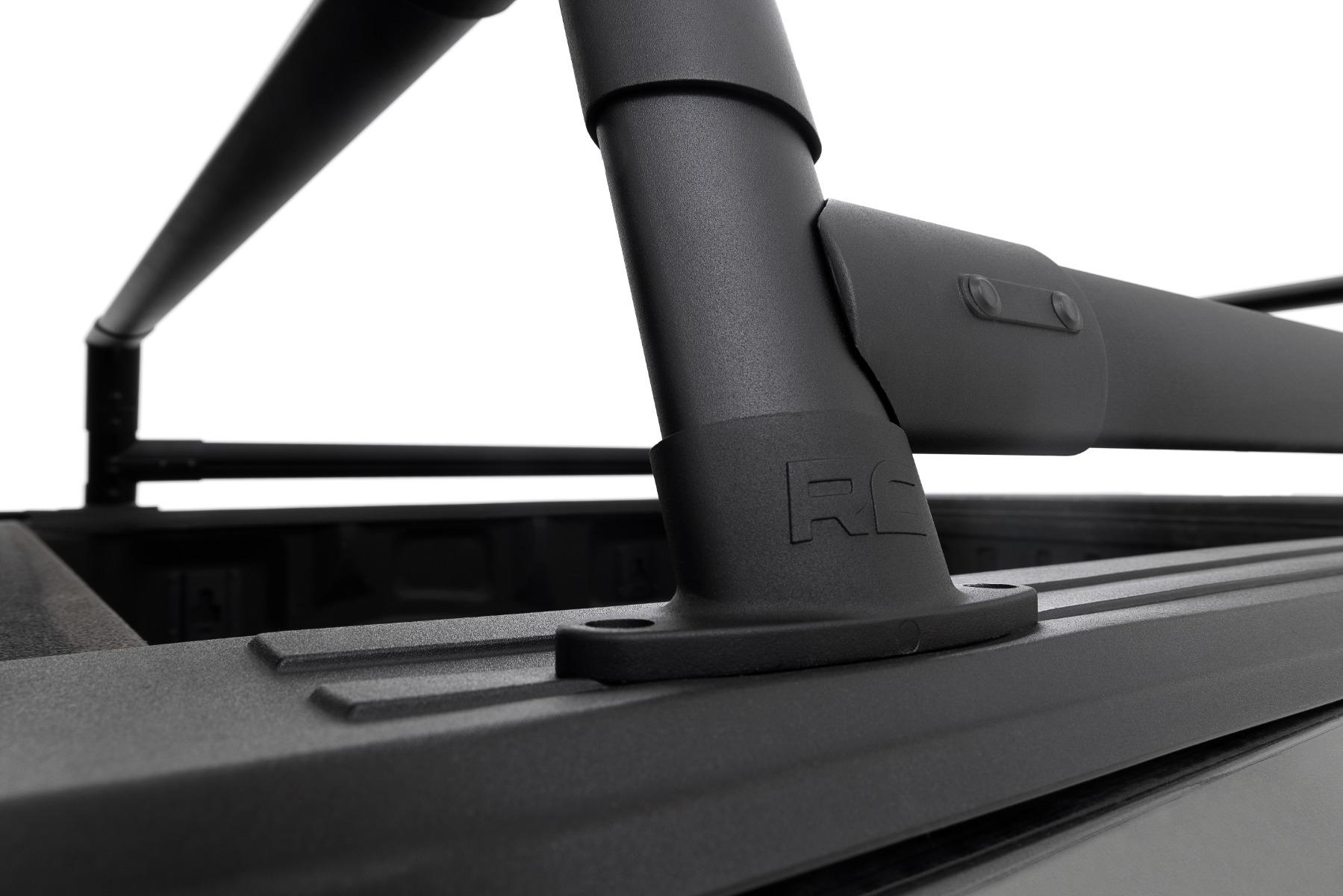 Rough Country Bed Rack Half Rack Aluminum Ford F-150 2WD/4WD (2015-2026) (2015-2026 F-150) - 10407