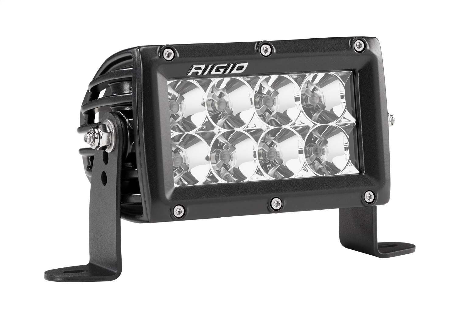 RIGID Industries Rigid E-Series Pro Led Light, Flood Optic, 4 Inch, Black Housing - 104113