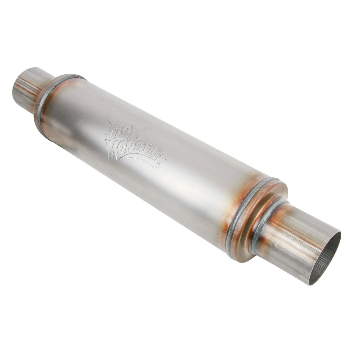 Flowmonster 409SS ROUND CASE ABSORPTION MUFFLER - 10416-FM