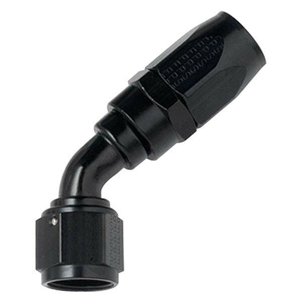 Fragola #10 X 45 Power Flow Hose End  Black - 104510-BL