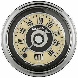 Auto Meter 2-1/16" WATER TEMPERATURE, 100-260 °F, CRUISER AD - 1154