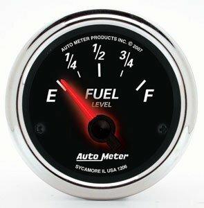 Auto Meter 2-1/16" FUEL LEVEL, 240-33 Ω, SSE, DB II - 1206